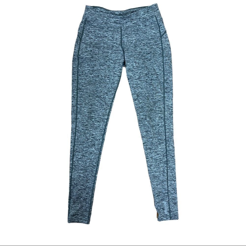 Reebok Size Small Space Dyed Gray Yoga Leggings